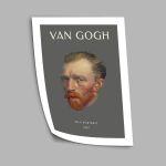 Self portrait, Van Gogh, poster