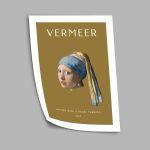 Girl with pearl earing, Vermeer, poster