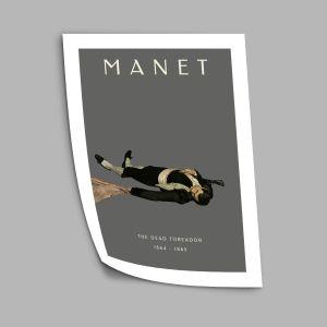 The dead toreador, Manet, κάδρο, μαύρη κορνίζα 2
