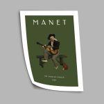 The Spanish singer, Manet, poster