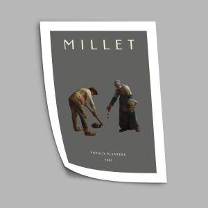 Potato planters, Millet, poster 2