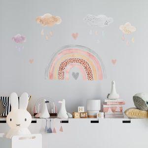 Kids wall stickers Rainbow Watercolor
