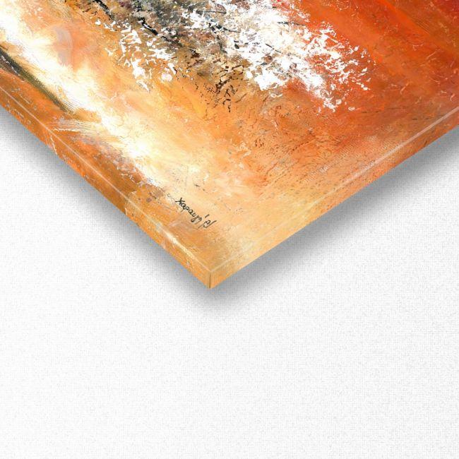 copy ofCanvas print White tree with red sky, panoramic