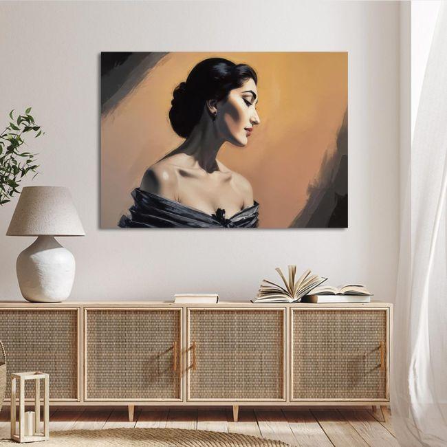 Canvas print Maria Callas