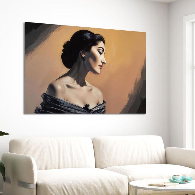 Canvas print Maria Callas