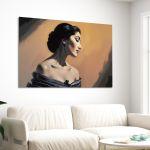 Canvas print Maria Callas