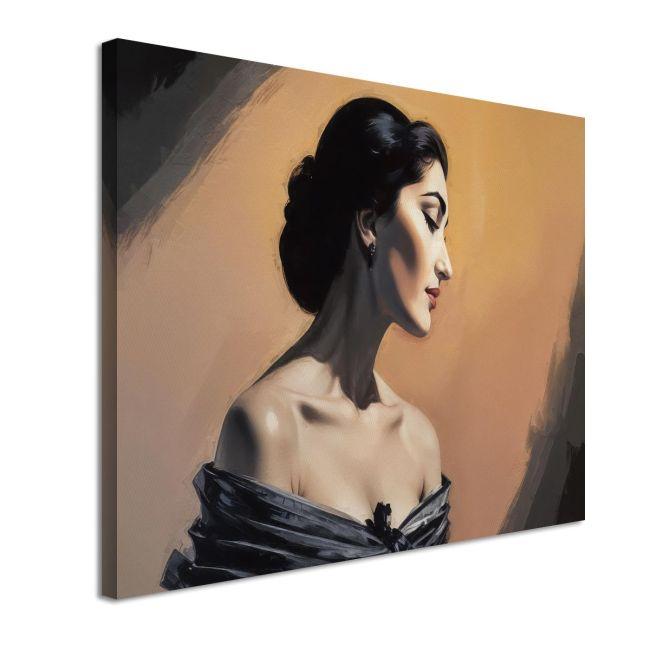 Canvas print Maria Callas