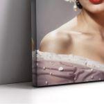 Canvas print Young Maria Callas