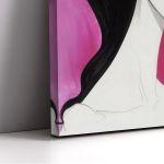 Canvas print Maria Callas caricature