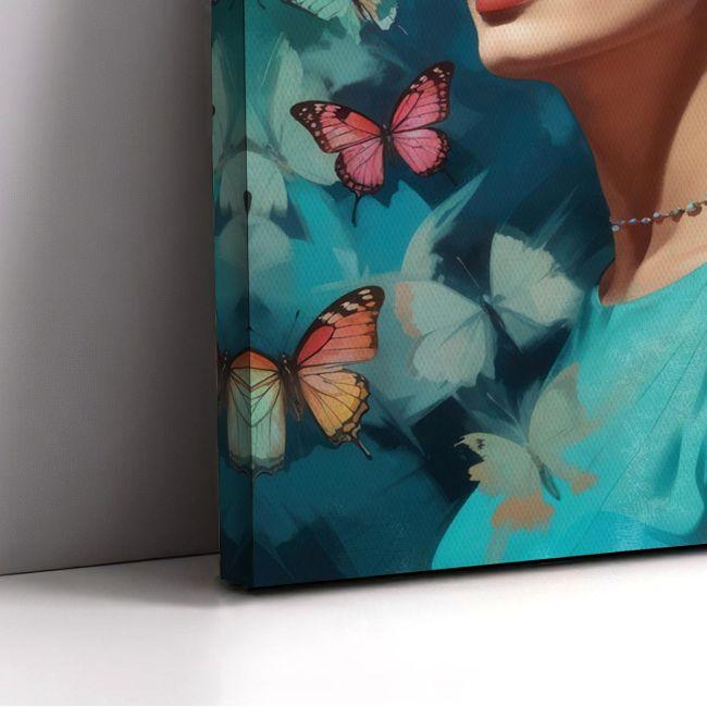 copy ofCanvas print Maria Callas with butterflies II