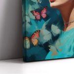 copy ofCanvas print Maria Callas with butterflies II