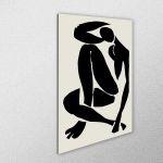 Canvas print Minimal body beige