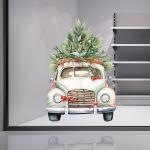 Χριστουγεννιάτικο αυτοκόλλητο, αυτοκίνητο με Χριστουγεννιάτικο δέντρο