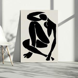 Canvas print Minimal body beige