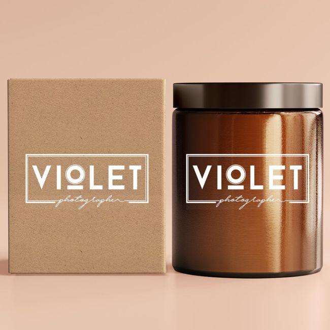 Αυτοκόλλητη ετικέτα διάφανη, με λευκό χρώμα, οριζόντια