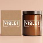 Αυτοκόλλητη ετικέτα διάφανη, με λευκό χρώμα, οριζόντια