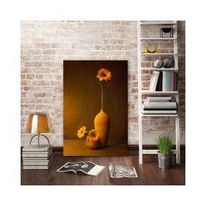 Πίνακας σε καμβά Προσφορά 20x30 cm Ηλιοτρόπιο, Sunflower in vase