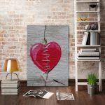 Canvas print Home, street art