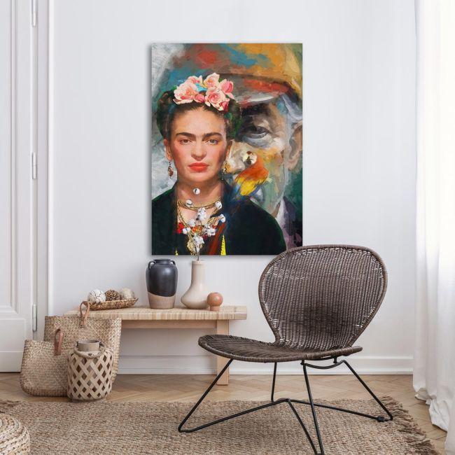 Canvas print Frida and Cohen, vertical