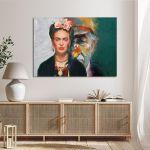 Canvas print, Frida and Cohen