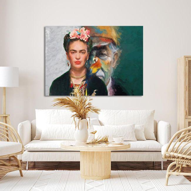 Canvas print, Frida and Cohen