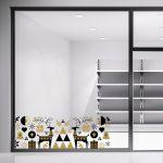 Χριστουγεννιάτικο αυτοκόλλητο, Christmas Ornaments Black and Gold