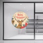 Χριστουγεννιάτικο αυτοκόλλητο, Xmas Deer