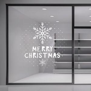 Christmas sticker, Merry Christmas word art 3