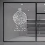 Christmas sticker, Xmas Ball