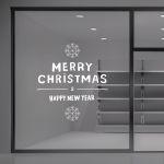 Christmas sticker, Merry Christmas word art 2