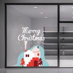 Christmas sticker,Warm Christmas