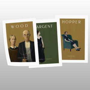 American Masters, three panels poster 2