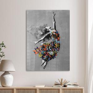 copy ofCanvas print Ballerina, Street art ballerina I