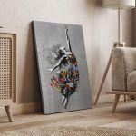 copy ofCanvas print Ballerina, Street art ballerina I