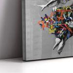 copy ofCanvas print Ballerina, Street art ballerina I