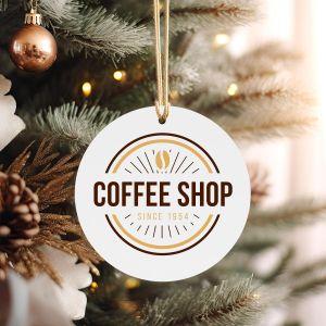 Wooden ornament, transparent, personalized