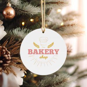 Wooden ornament, transparent, personalized 2