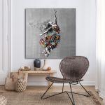 Canvas print Ballerina, Another street ballerina, rectangular