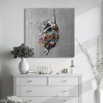 Canvas print Ballerina, Another street ballerina, rectangular