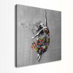 Canvas print Ballerina, Another street ballerina, rectangular