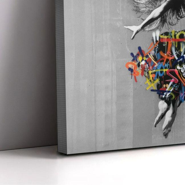 Canvas print Ballerina, Another street ballerina, rectangular