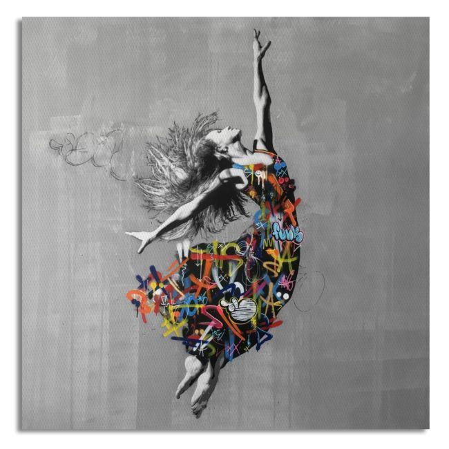 Canvas print Ballerina, Another street ballerina, rectangular