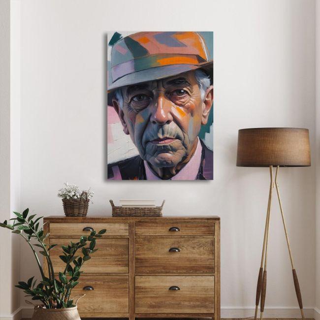 Canvas print Leonard Cohen