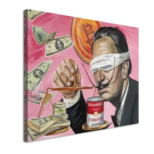 Canvas print, Money or soup, Salvadore?