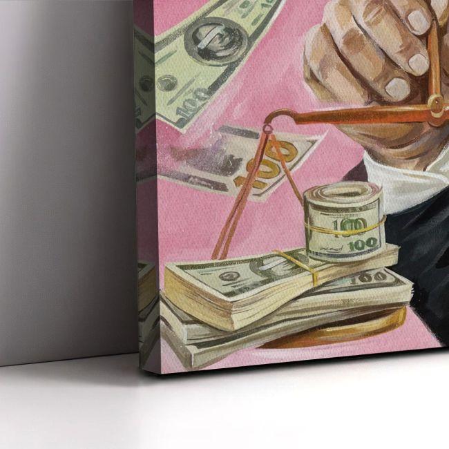 Canvas print, Money or soup, Salvadore?