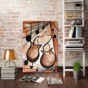 Canvas print Music horizons