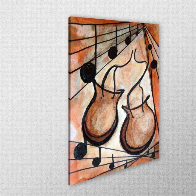 Canvas print Music horizons