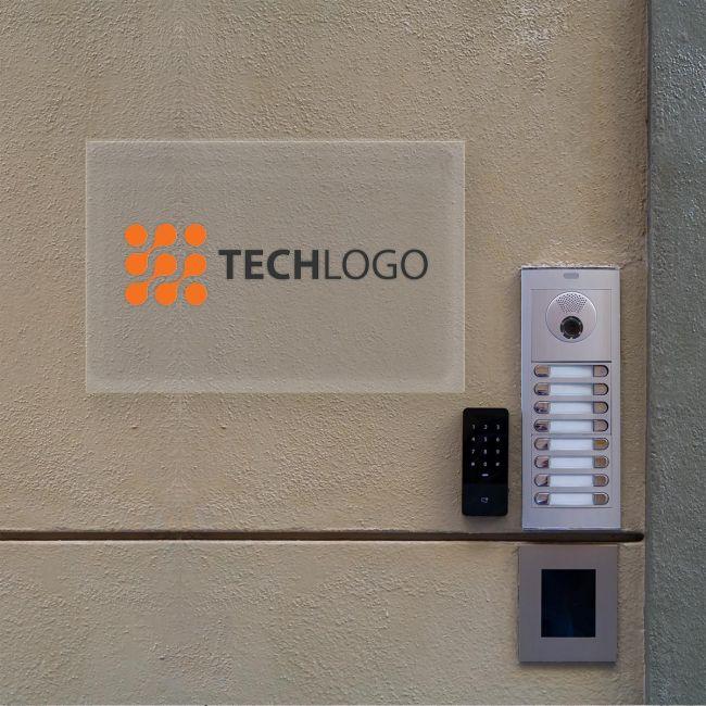 Πινακίδαεπιχείρησης διάφανο plexiglass, κοπτικό βινύλιολογότυπο