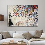Canvas print The butterfly result