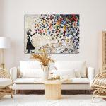 Canvas print The butterfly result